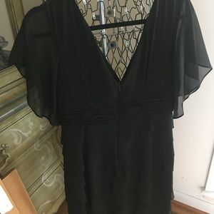 BLACK COCKTAIL DRESS